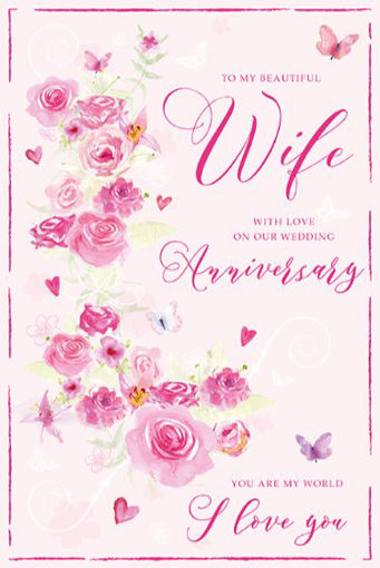 Picture of MY BEAUTIFUL WIFE ANNIVERSARY CARD
